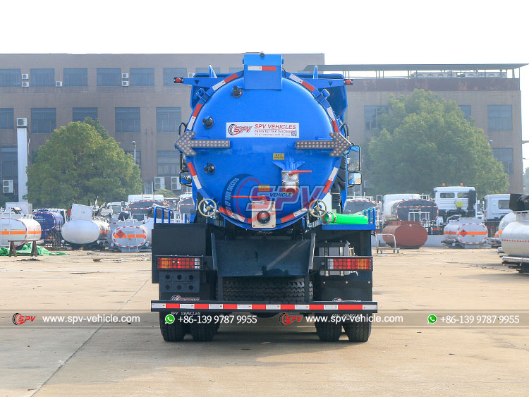 DONGFENG 6x4  Sewage Disposal Truck - Rear Side
